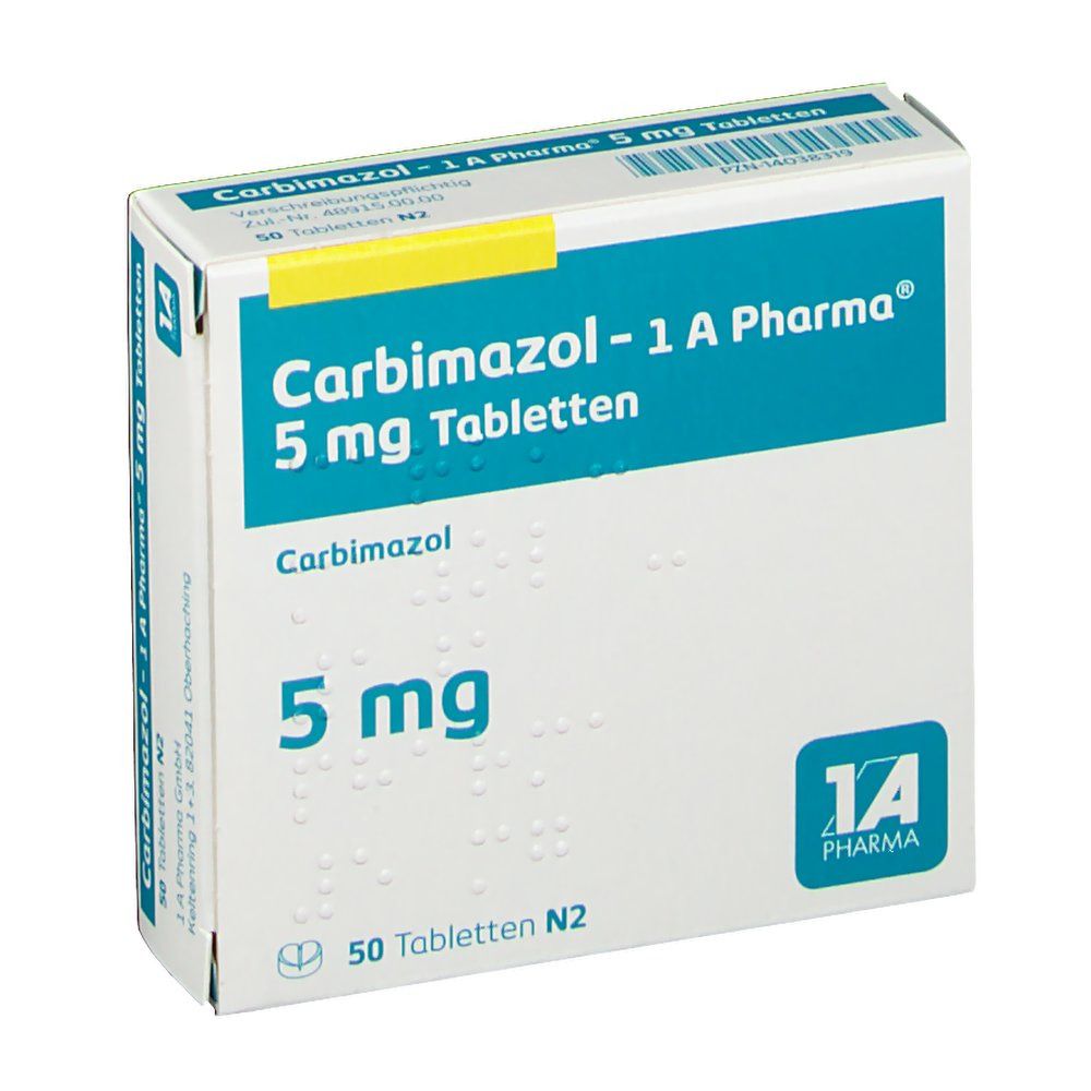 Carbimazol 1A Pharma® 5Mg