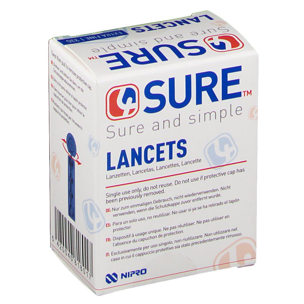 4SURE Lancets extra fine 33G