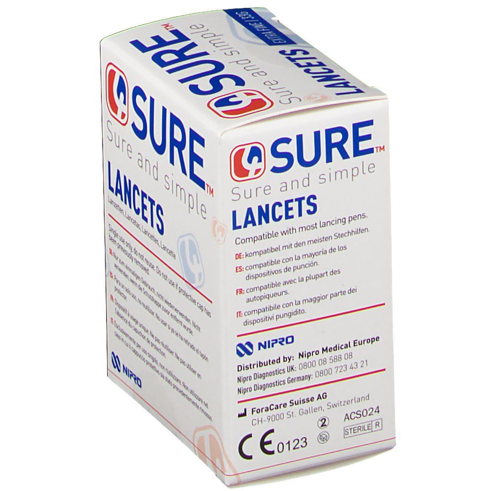 4SURE Lancets extra fine 33G