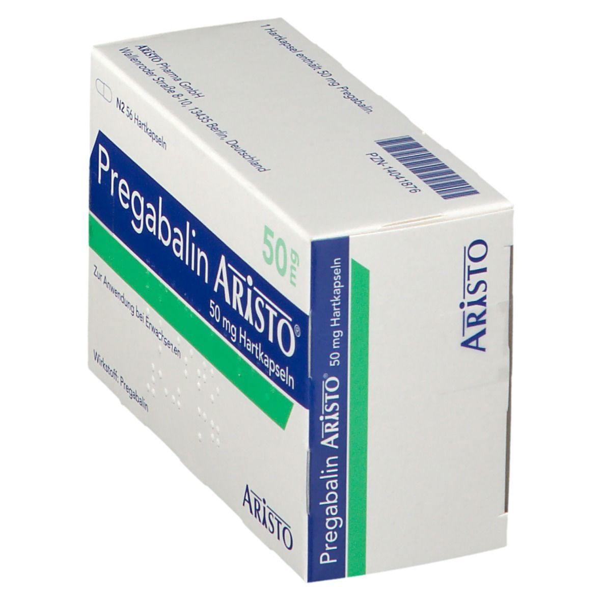 Pregabalin Aristo 50 mg Hartkapseln 56 St