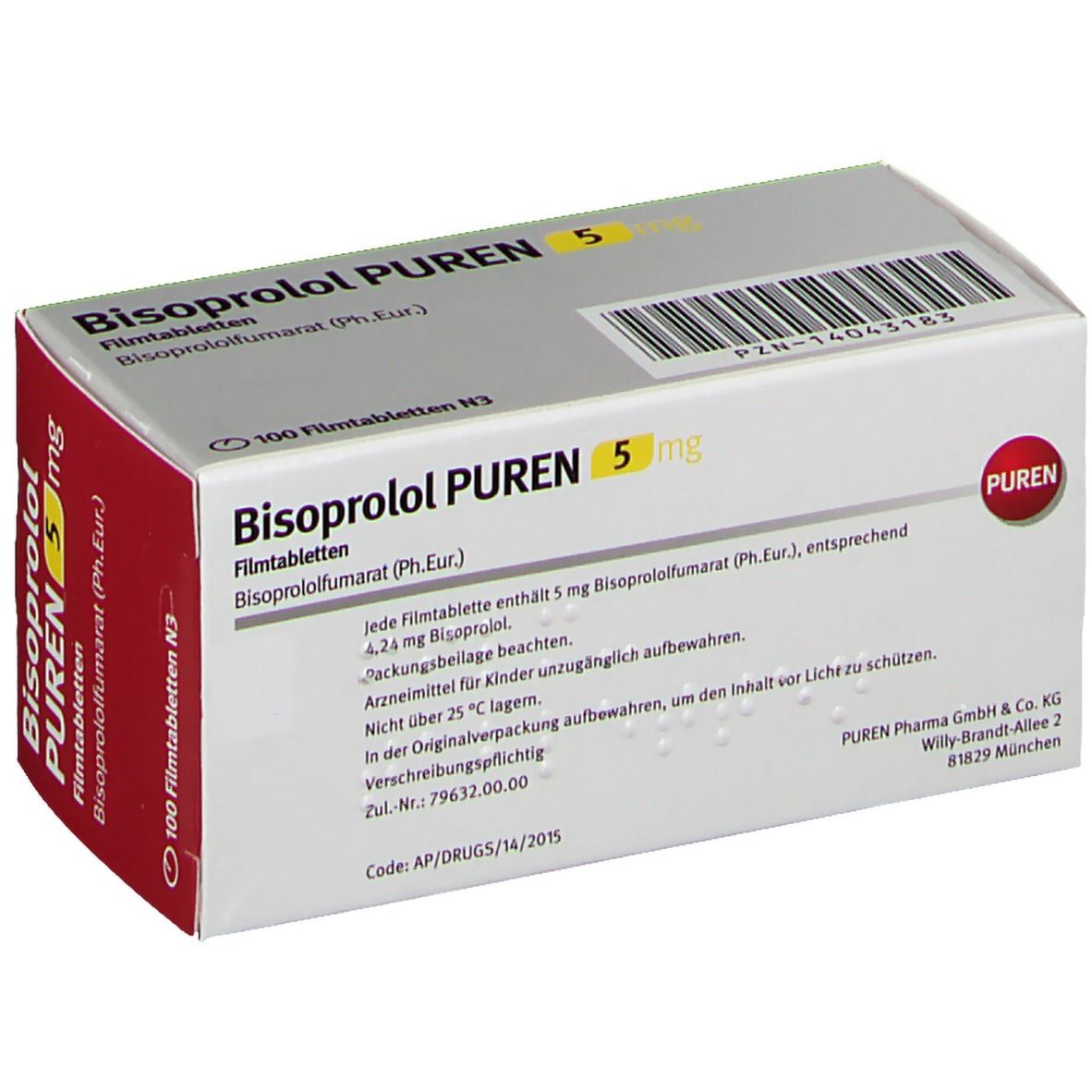 Bisoprolol PUREN 5 mg