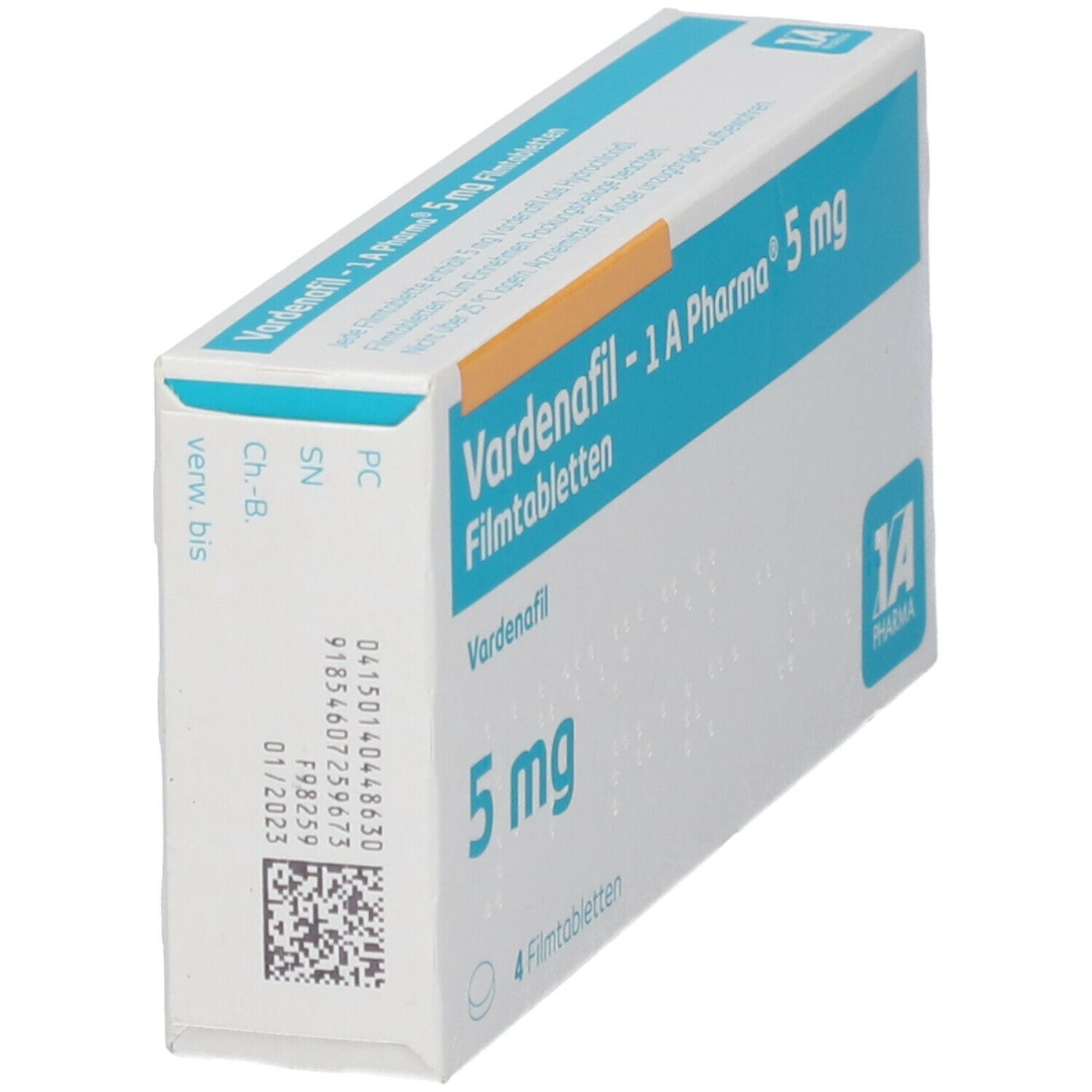 Vardenafil-1A Pharma 5 mg Filmtabletten 4 St