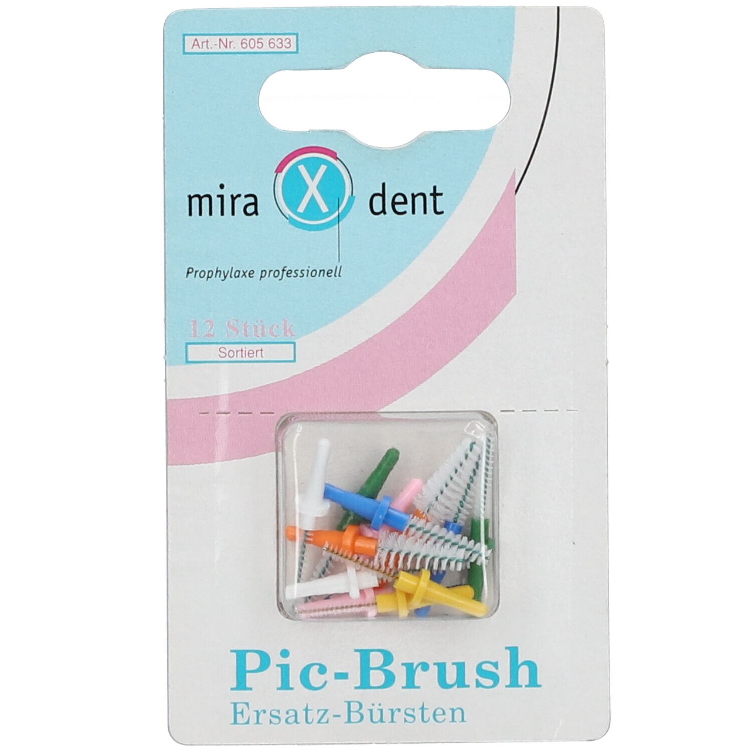 miradent Pic-Brush® Ersatzbürste sortiert