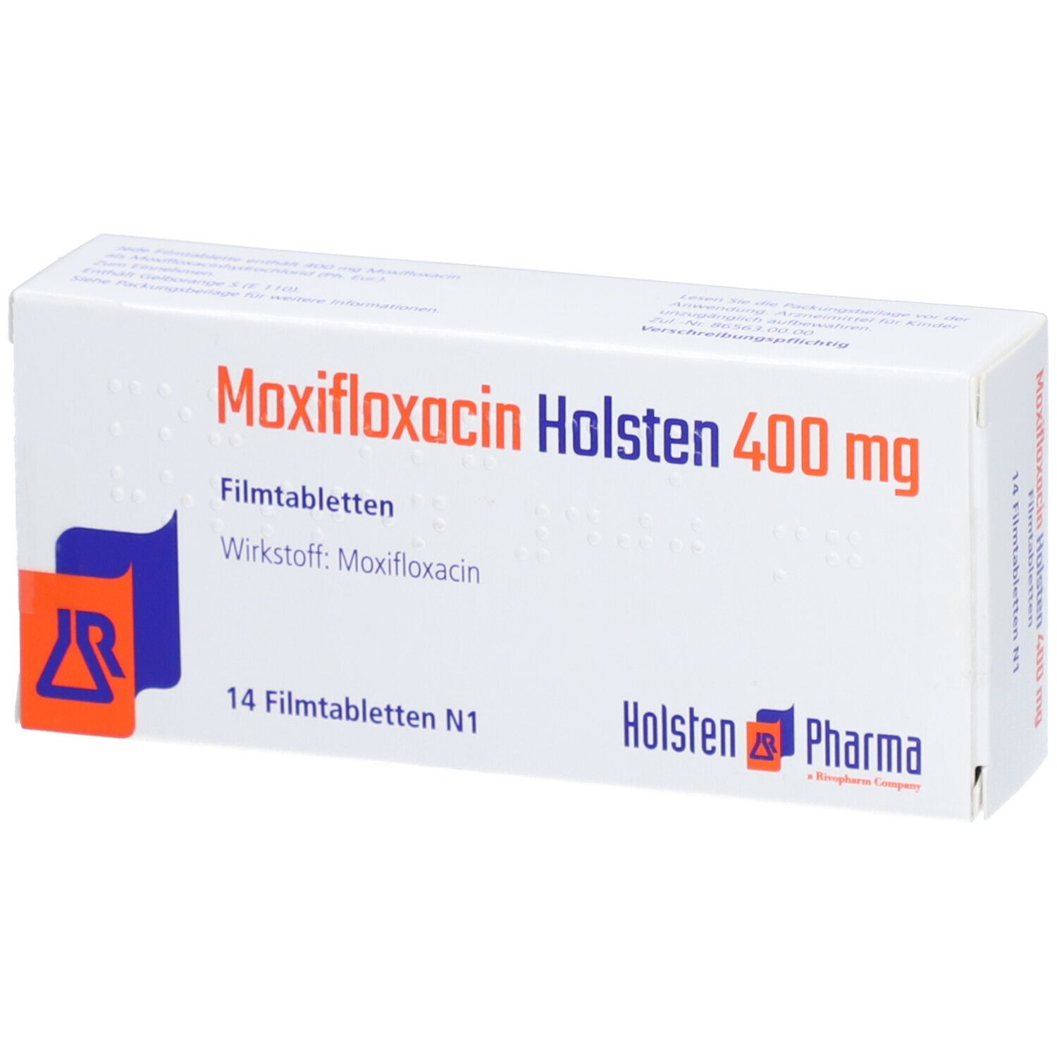 Moxifloxacin Holsten 400 mg Filmtabletten 30 St