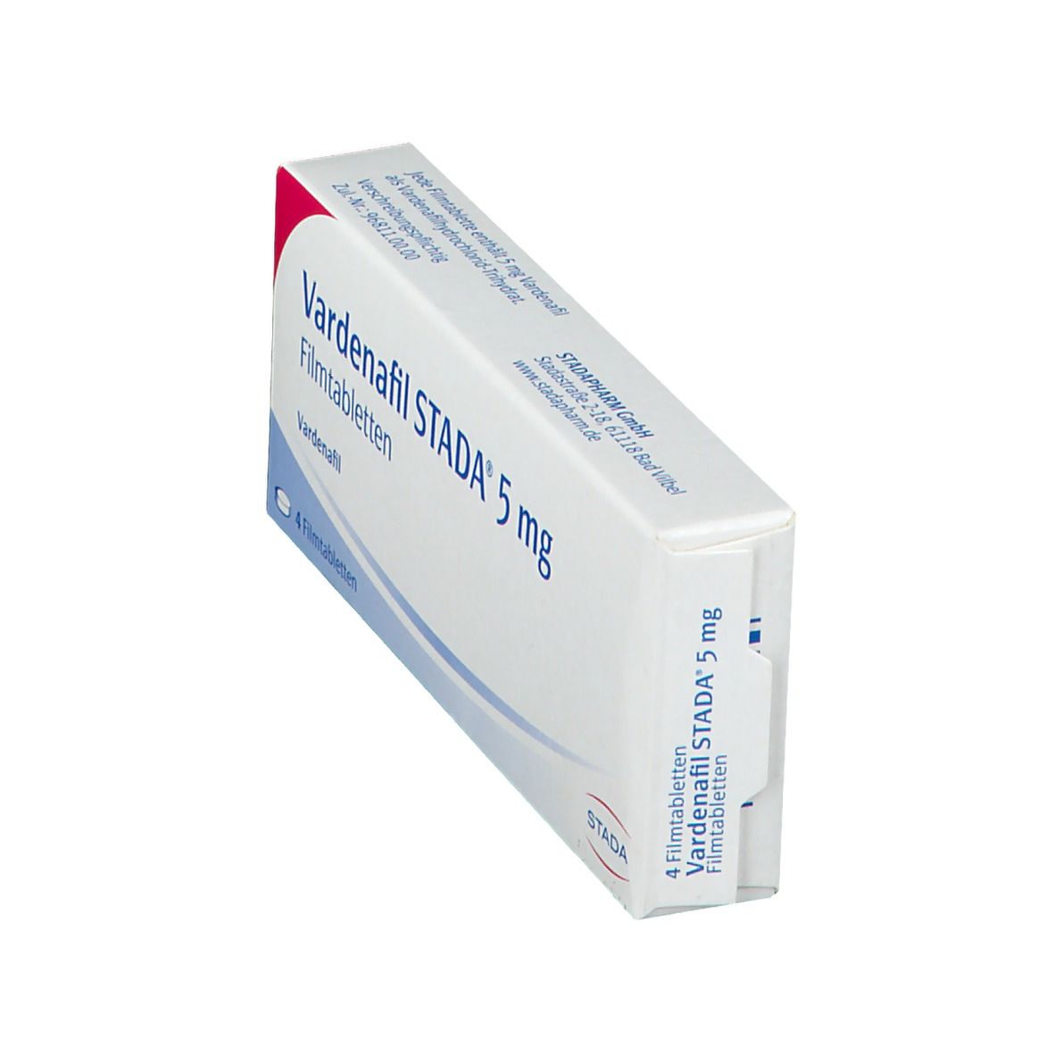 Vardenafil Zentiva 5 mg Filmtabletten 4 St