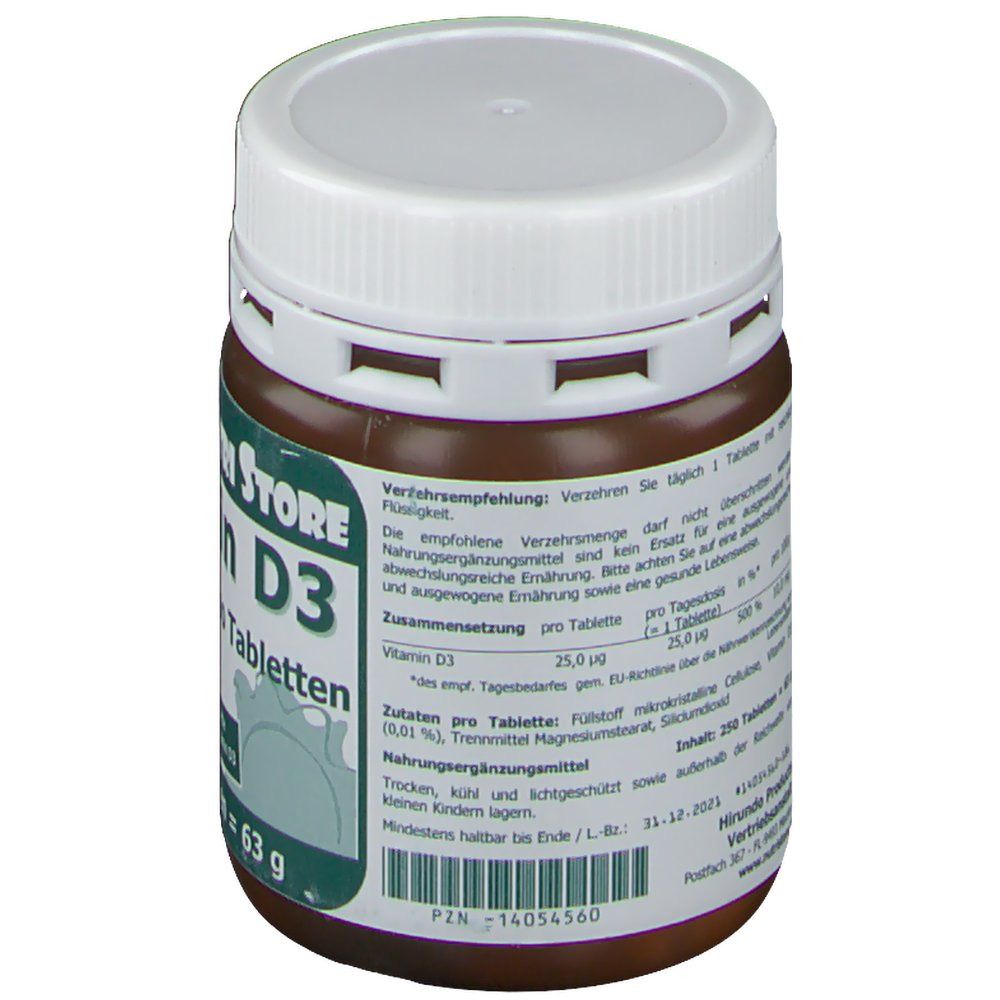 Vitamin D3 1000 I.E. 25 µg