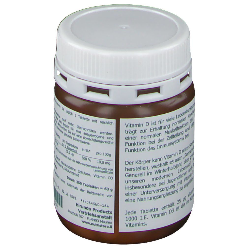 Vitamin D3 1000 I.E. 25 µg