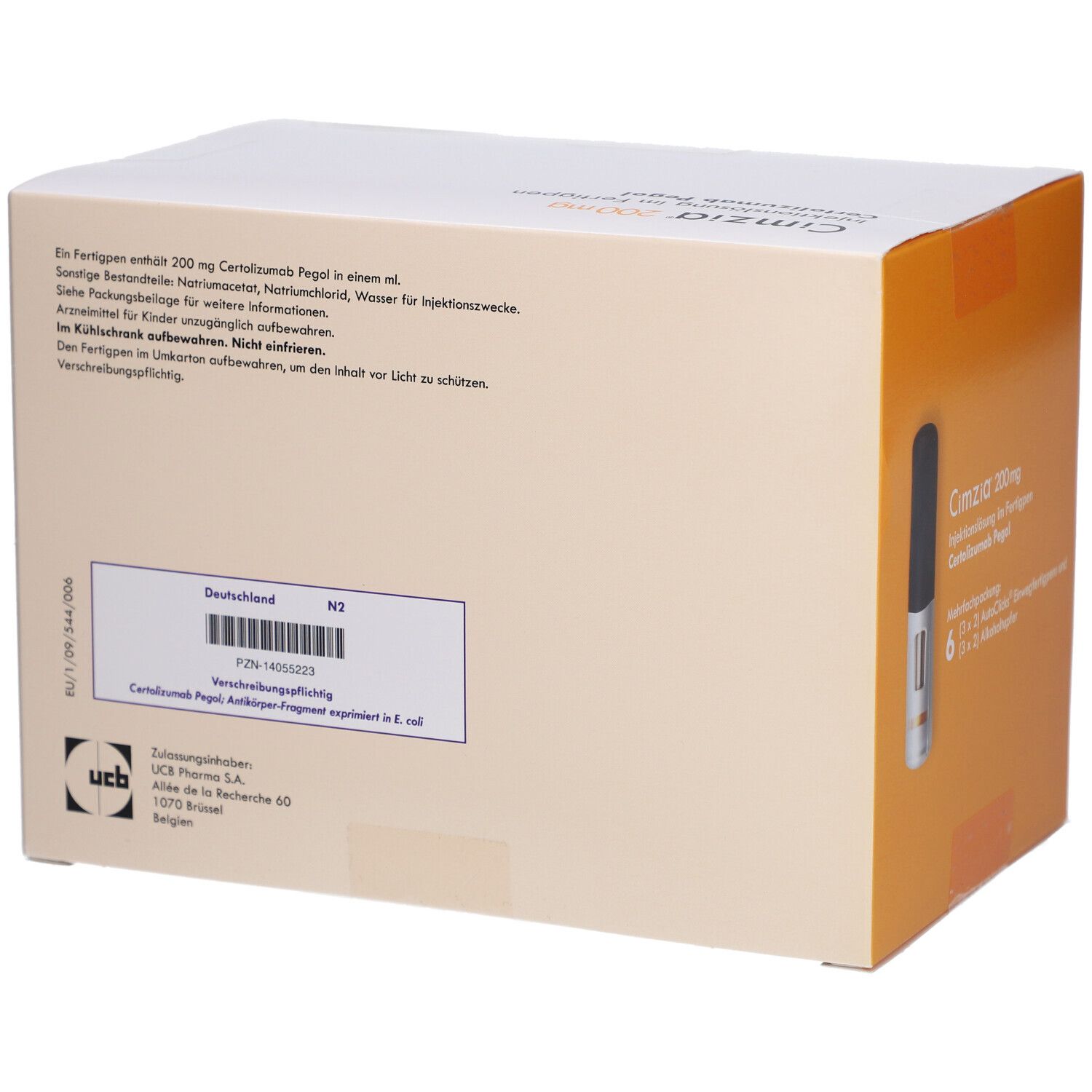 CIMZIA 200 mg Injektionslösung in einem Fertigpen