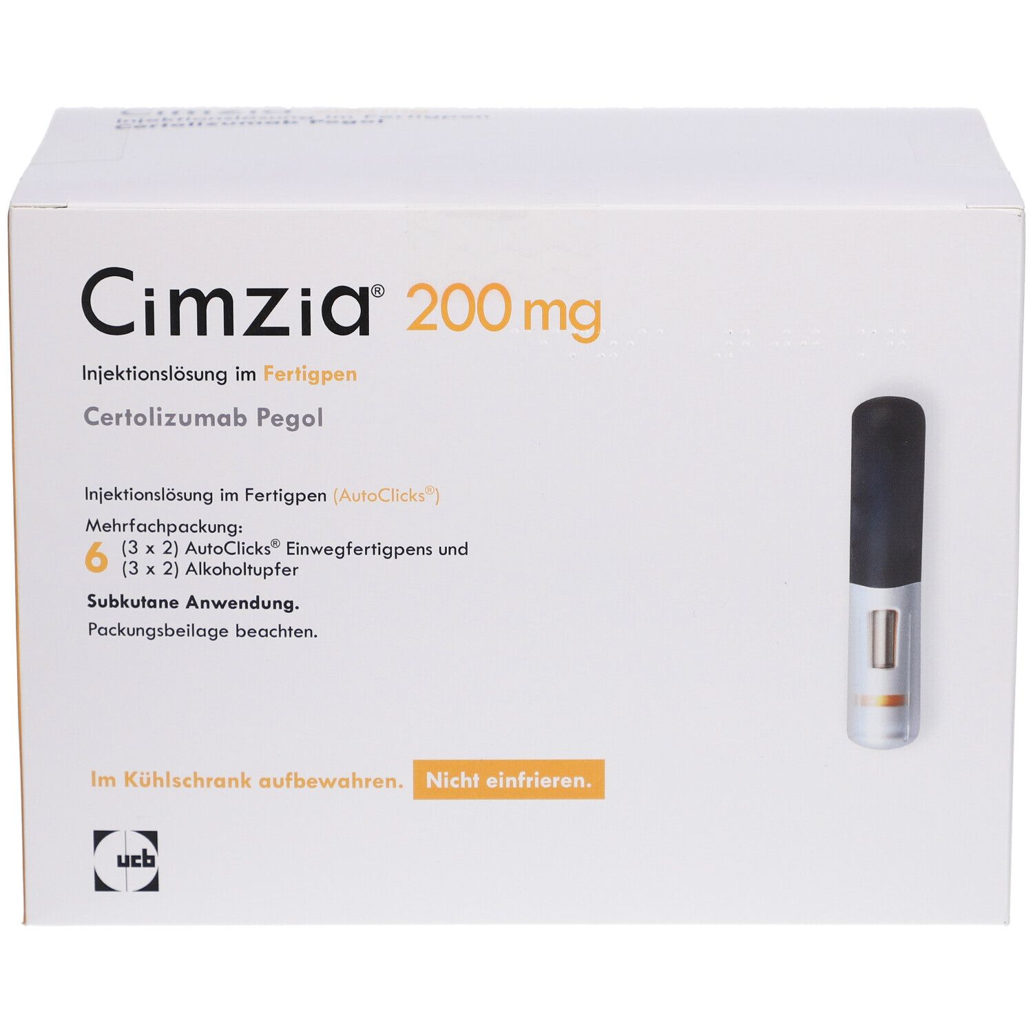 CIMZIA 200 mg Injektionslösung in einem Fertigpen