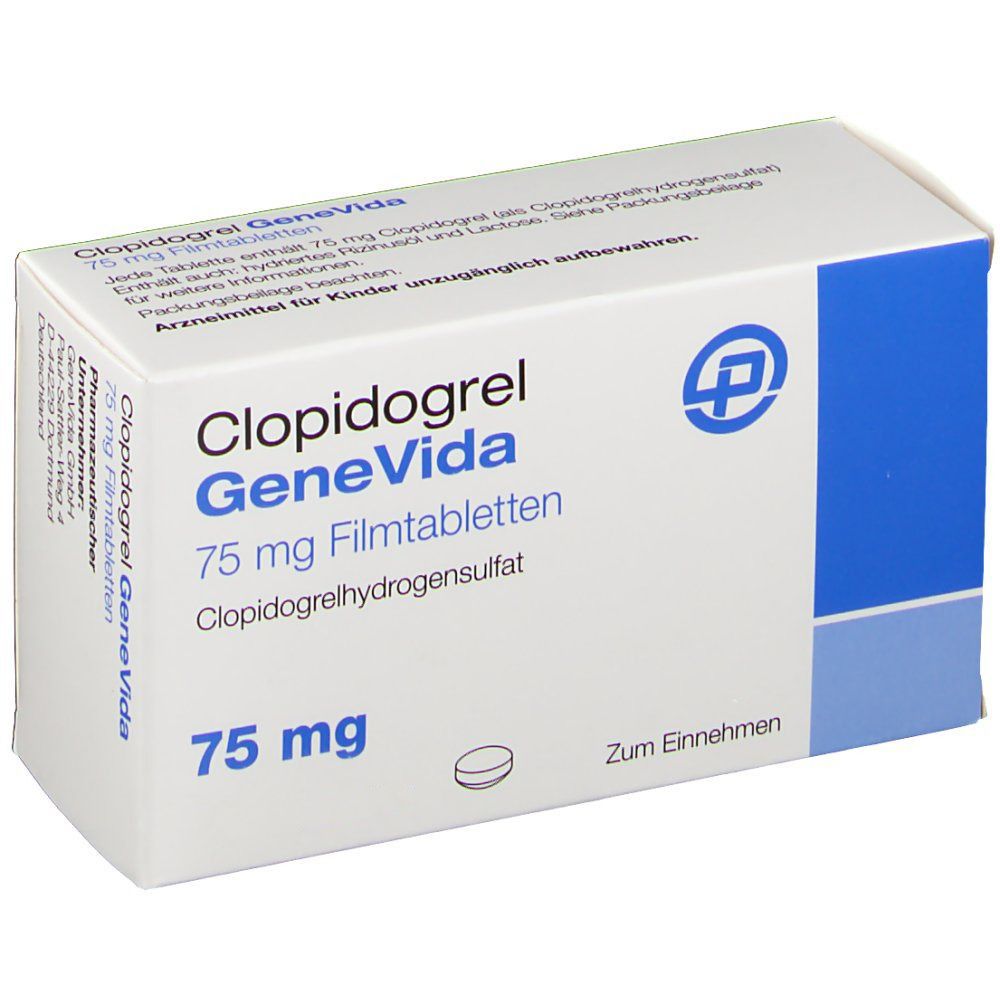 Clopidogrel GeneVida 75 mg