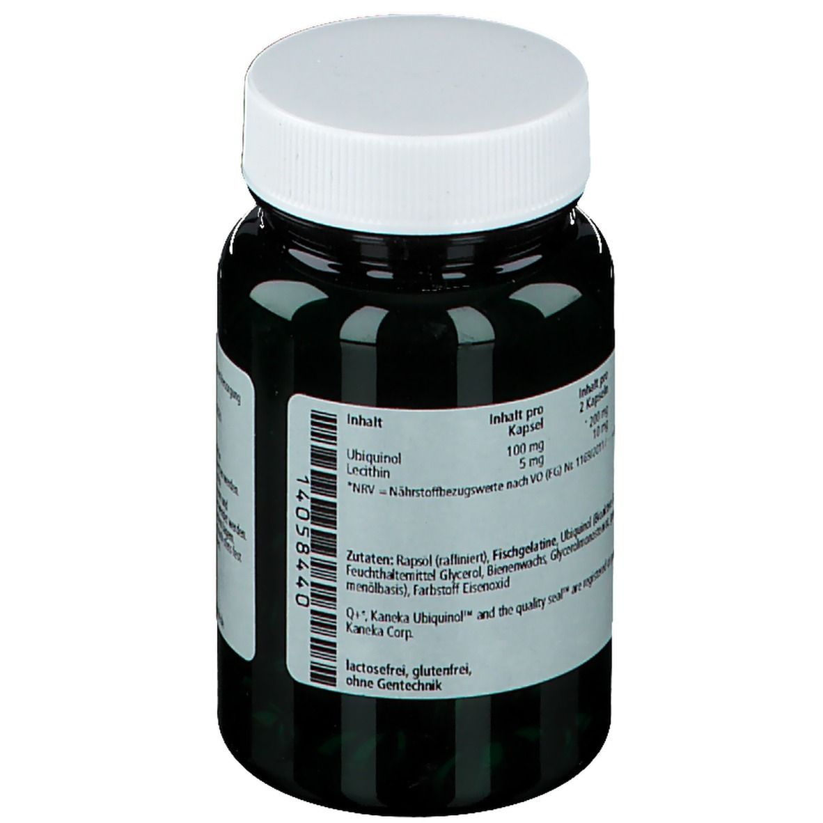 green line NUTRITHEKE Ubiquinol 100 mg