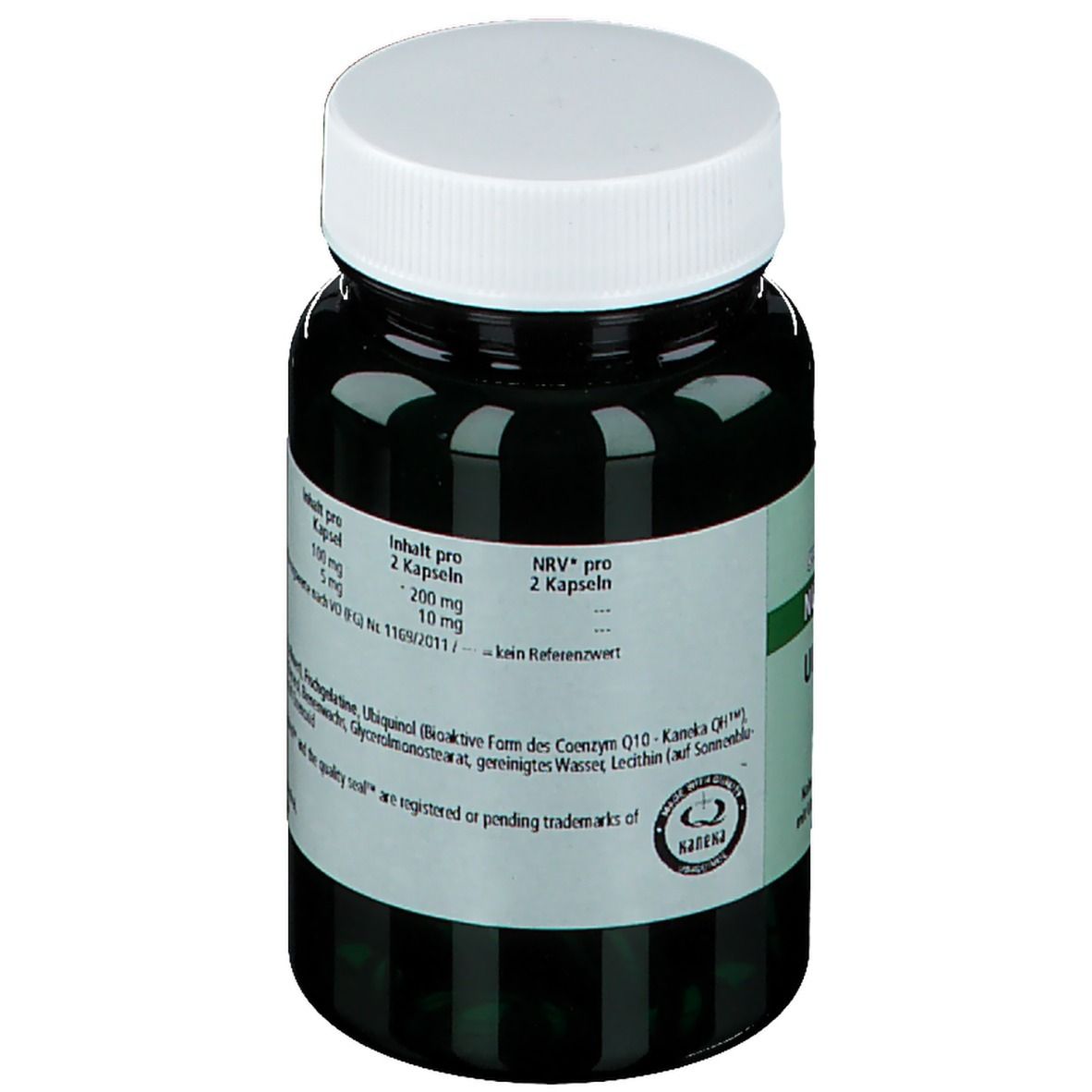 green line NUTRITHEKE Ubiquinol 100 mg