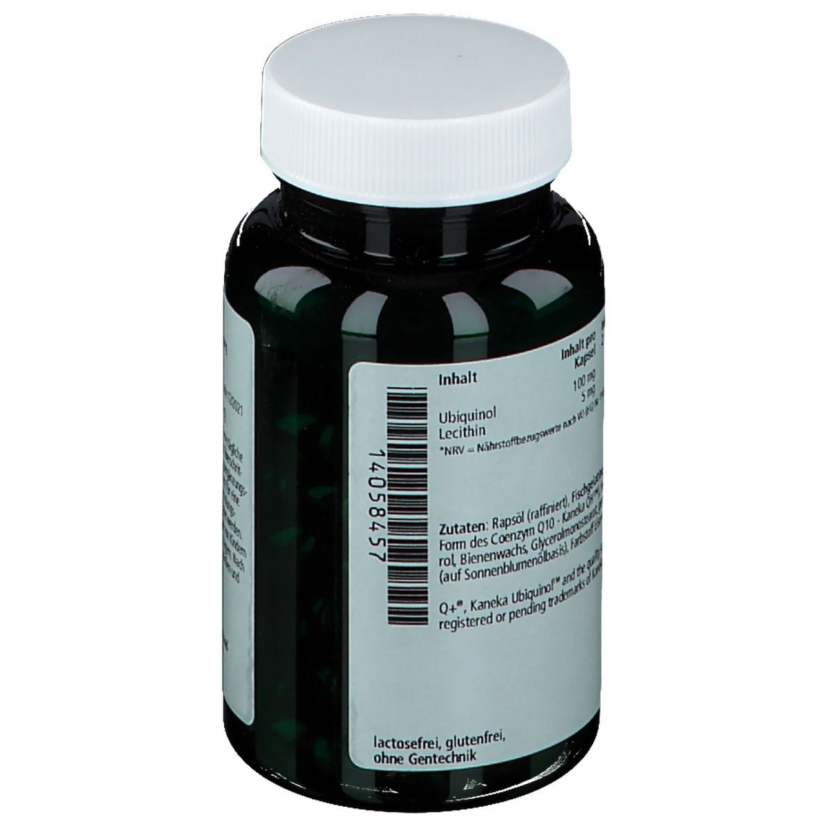 green line NUTRITHEKE 11A Ubiquinol 100 mg