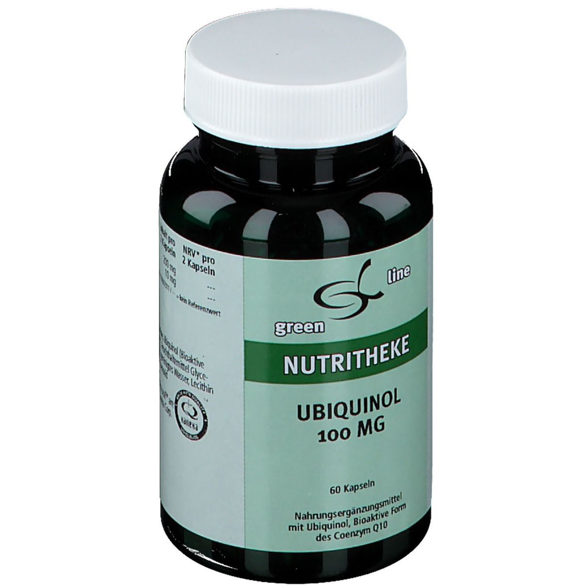 green line NUTRITHEKE 11A Ubiquinol 100 mg