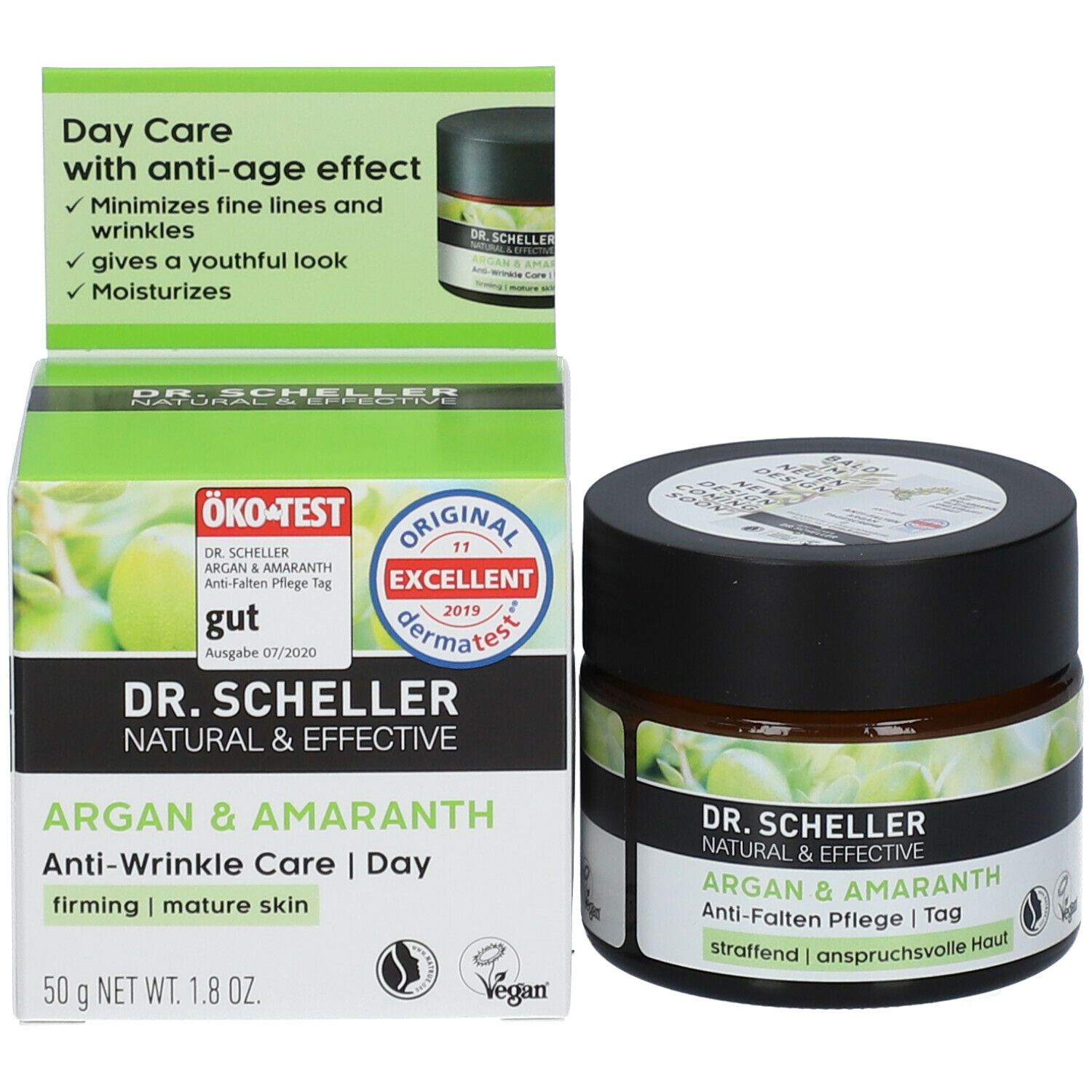dr. scheller argan oil and amaranth anti-wrinkle day care, 1.8