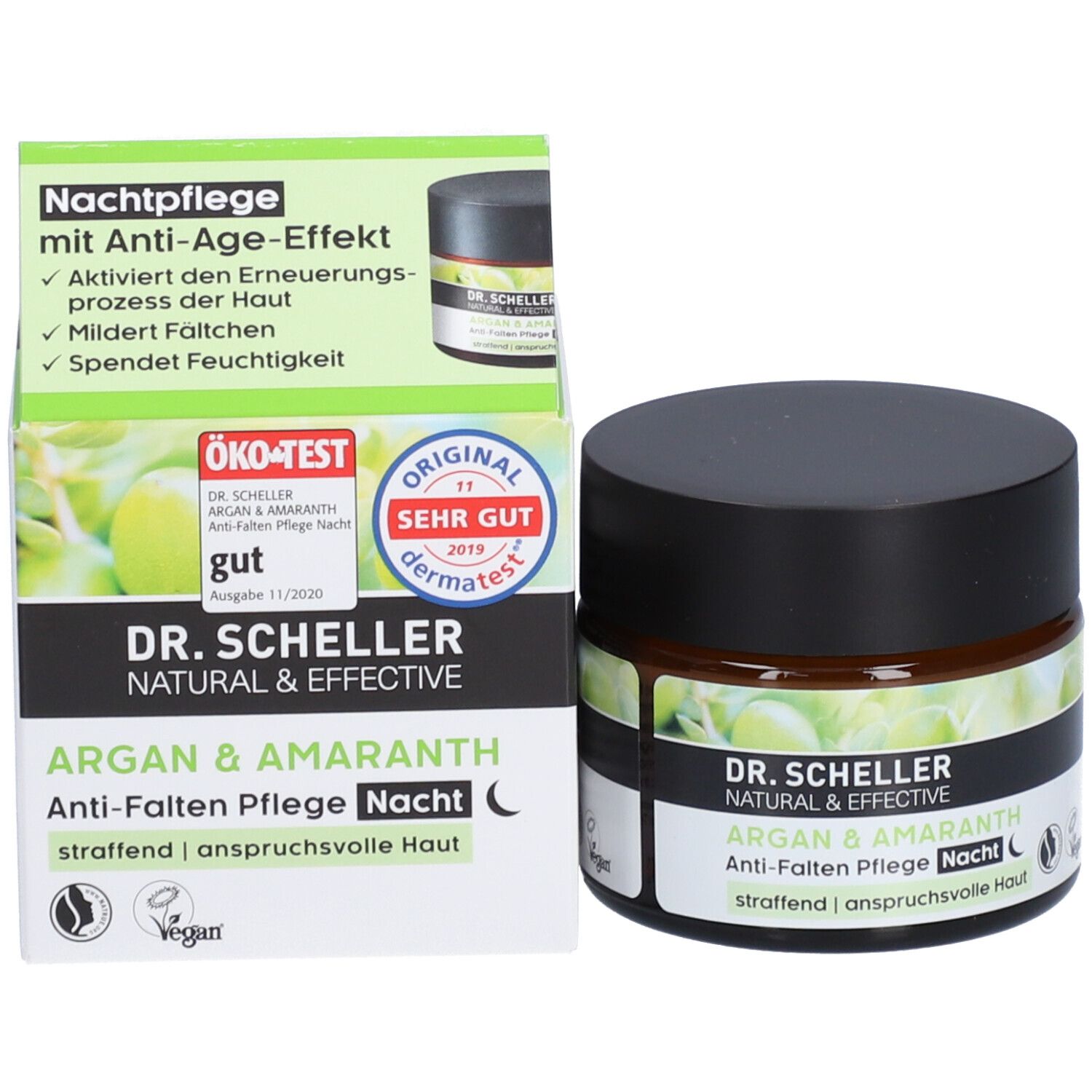 Dr. Scheller Anti-Falten Nachtpflege, Arganöl-Amaranth 50 ml