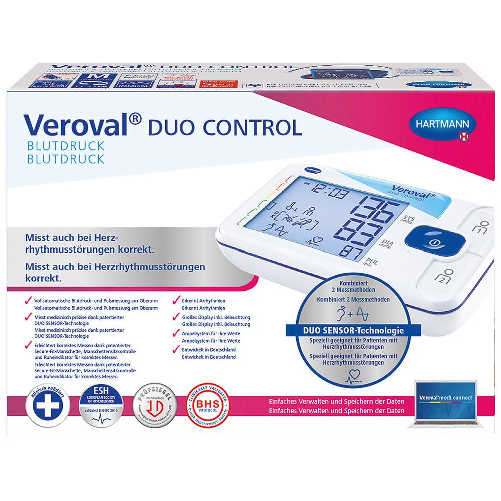 Veroval® duo control large Blutdruckmessgerät