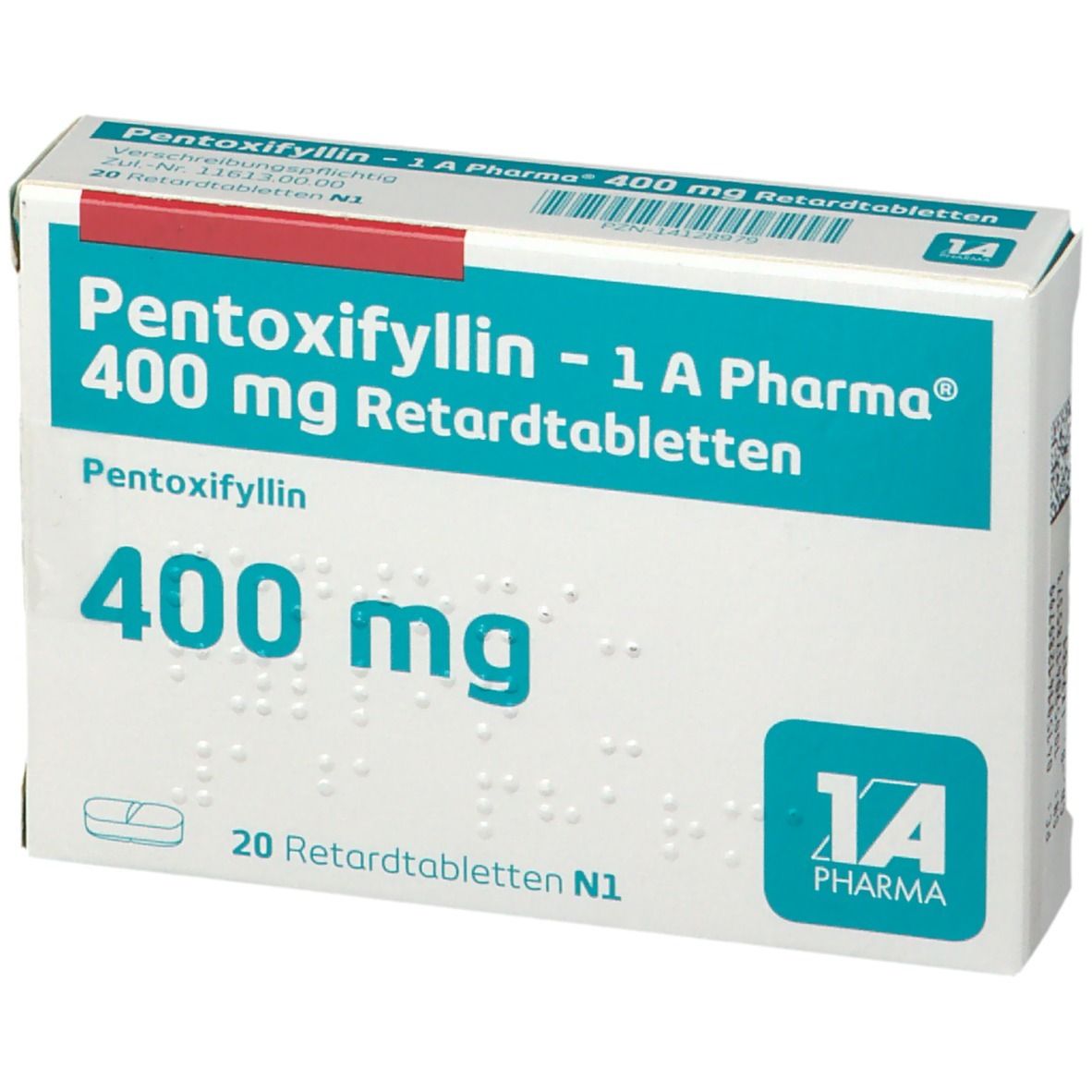 Pentoxifyllin - 1 A Pharma® 400 mg