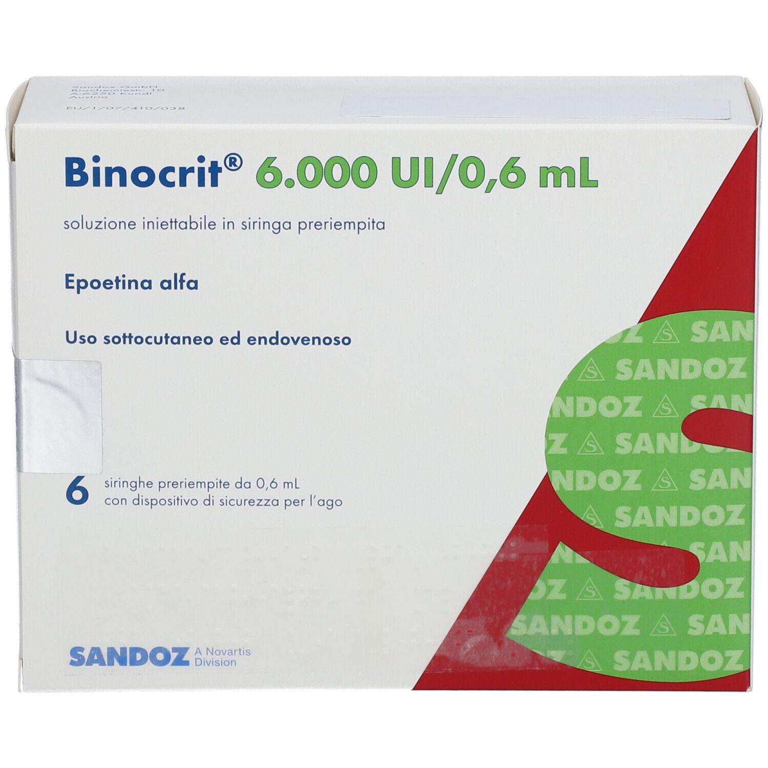 Binocrit 6.000 I.E./0,6 ml