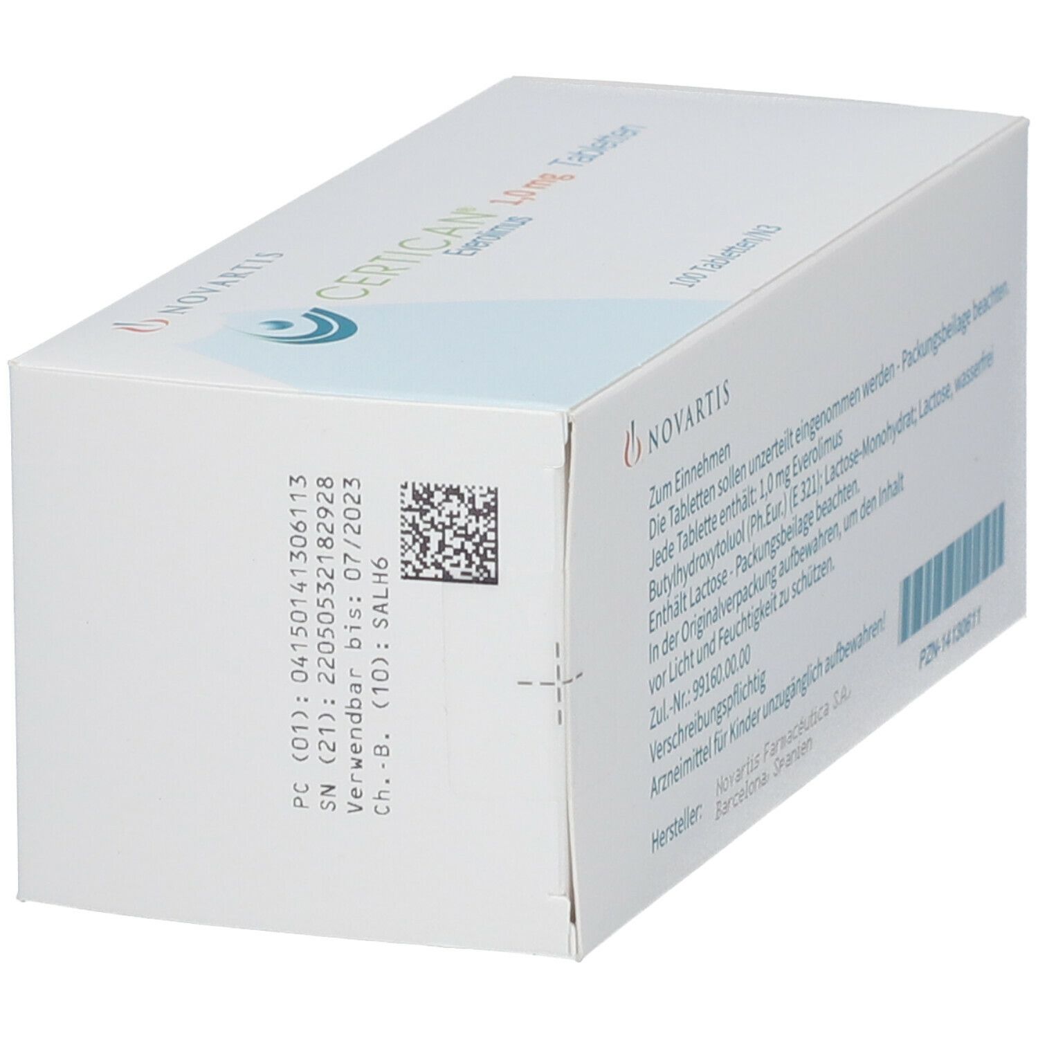CERTICAN 1 mg Tabletten