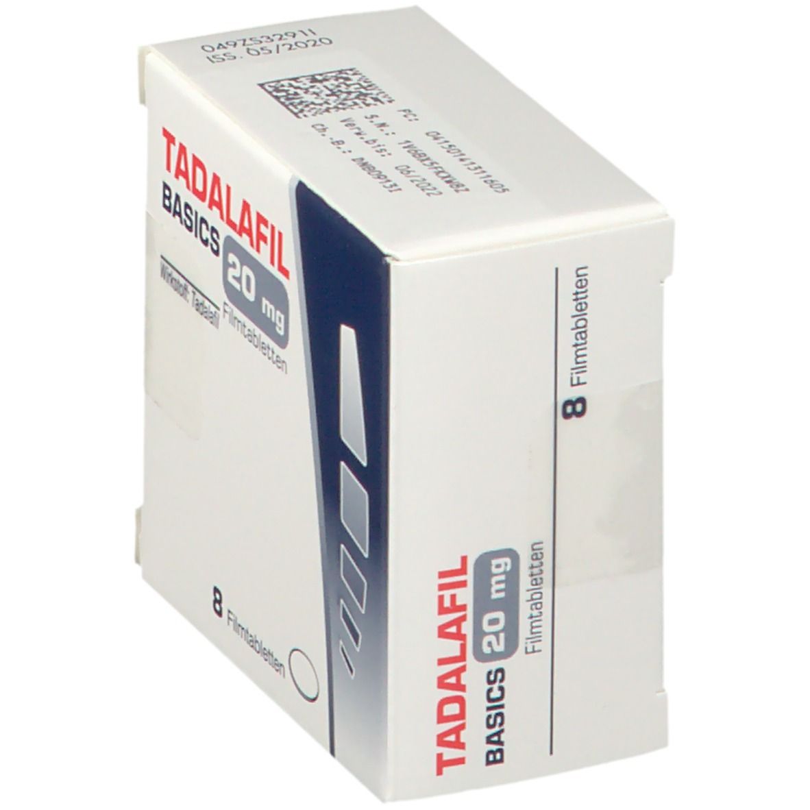 Tadalafil Basics 20 mg Filmtabletten 8 St