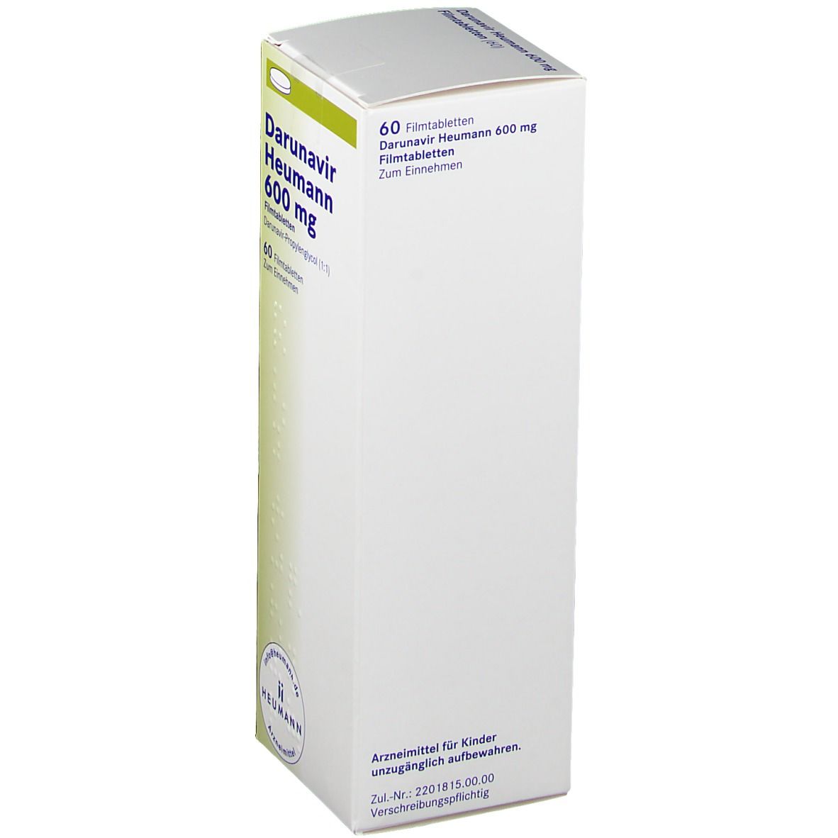 Darunavir AL 600 mg Filmtabletten 60 St