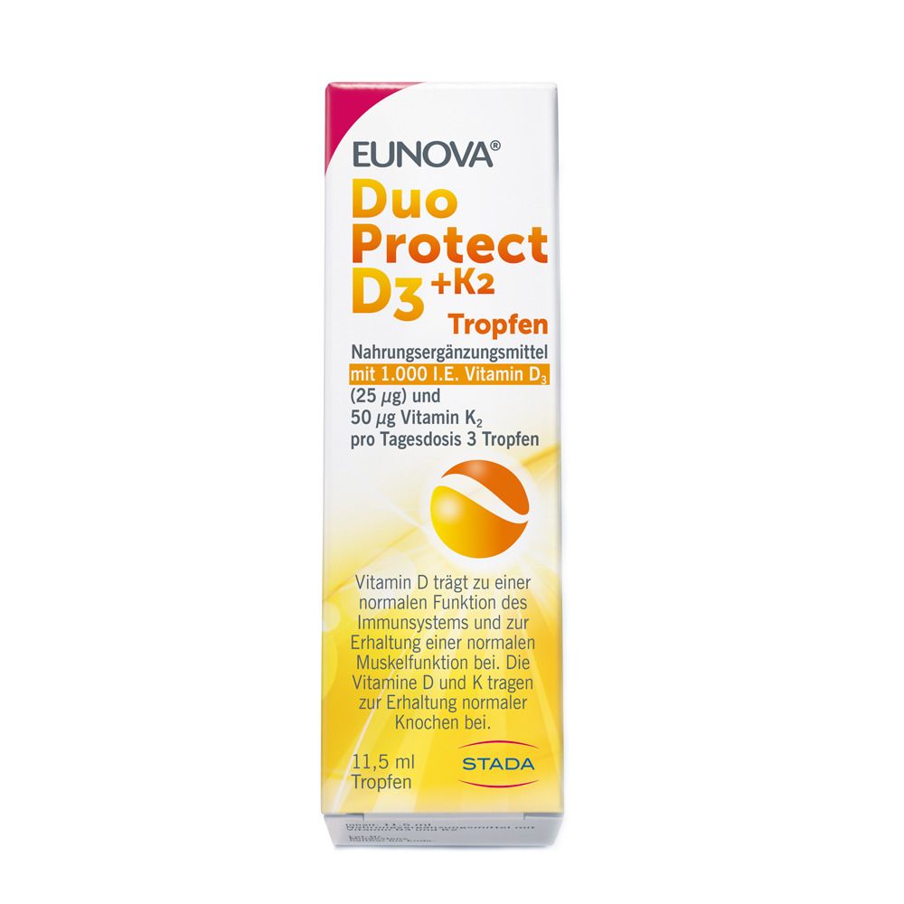 Eunova® DuoProtect Vitamin D3+K2 1000 I.e./50 µg Tropfen