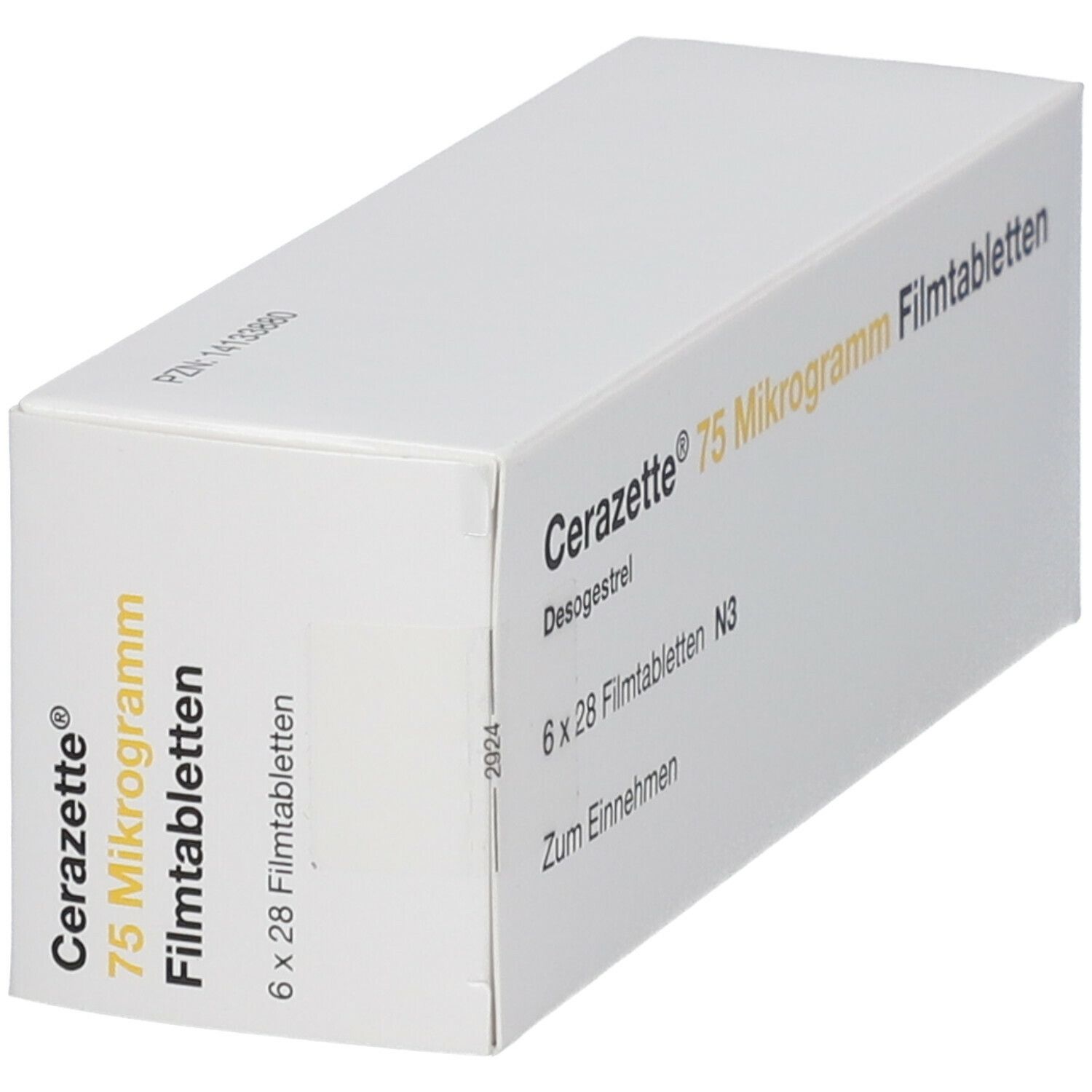 Cerazette 75 Mikrogramm Filmtabletten 6x28 St