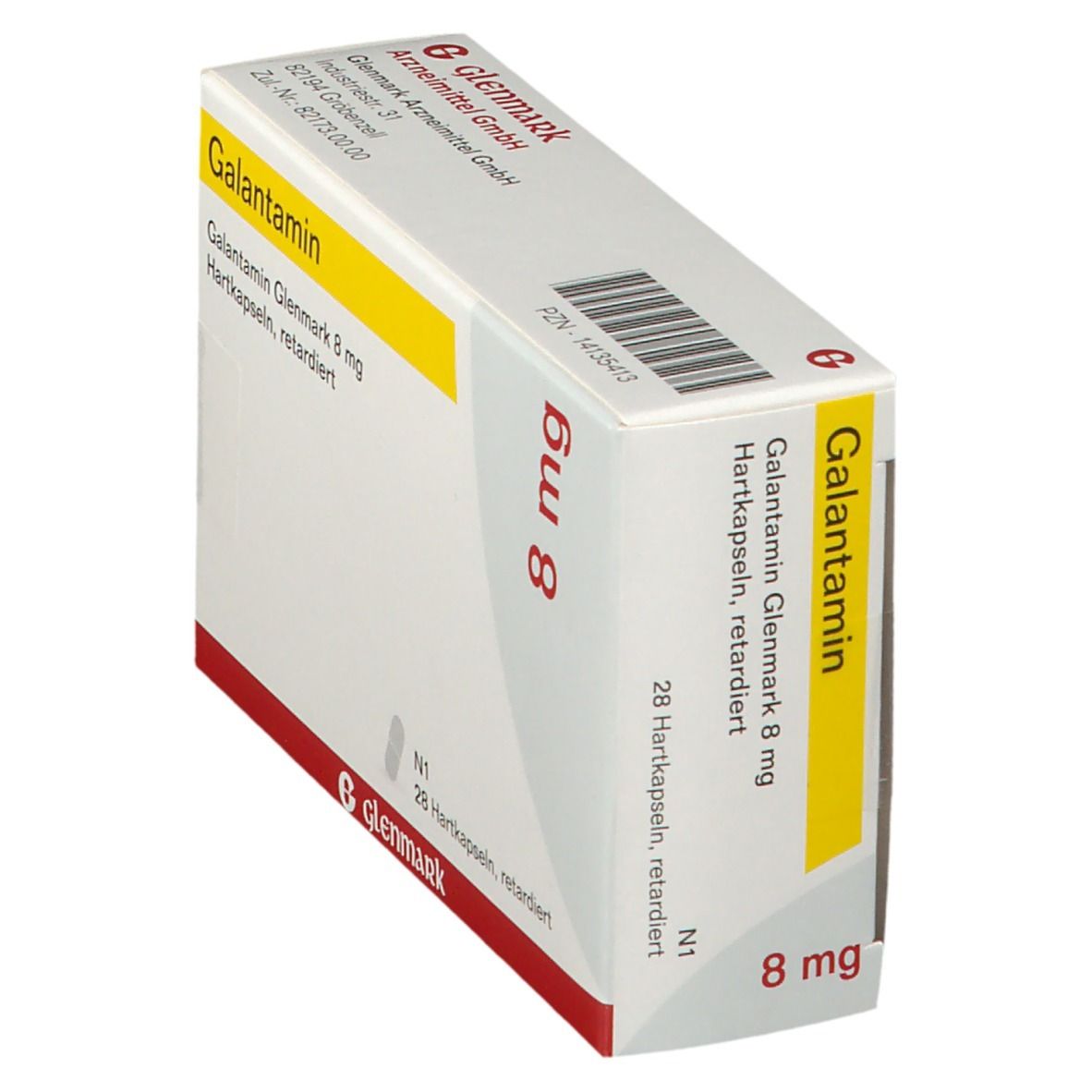 Galantamin Glenmark 8 mg