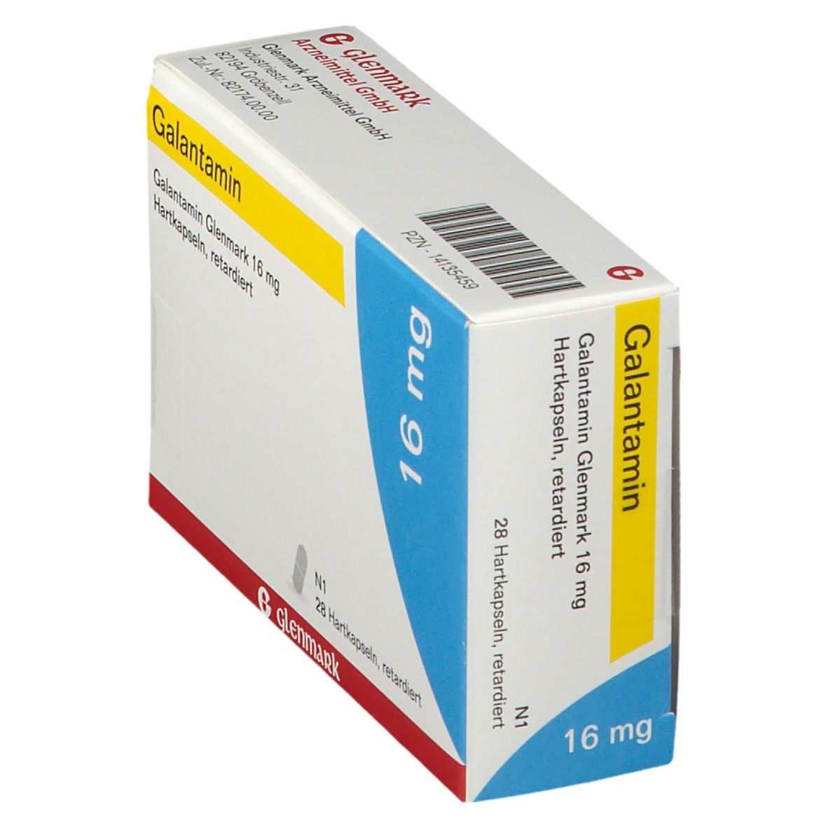 Galantamin Glenmark 16 mg Hartkapseln retardiert 28 St Retard-Kapseln