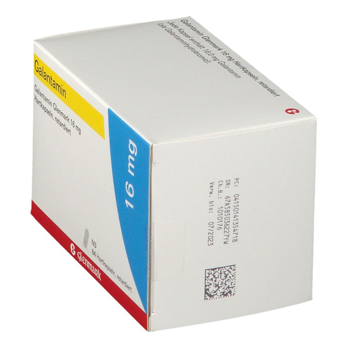 Galantamin Glenmark 16 mg Hartkapseln retardiert 84 St Retard-Kapseln