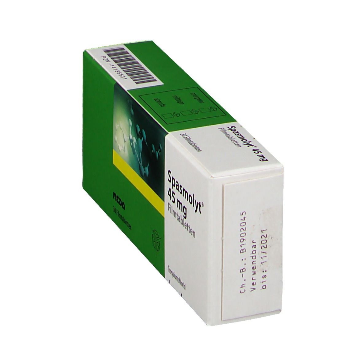 Spasmolyt 45 mg Filmtabletten 30 St