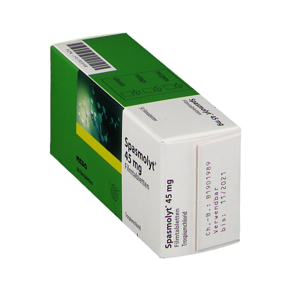 Spasmolyt 45 mg Filmtabletten 50 St