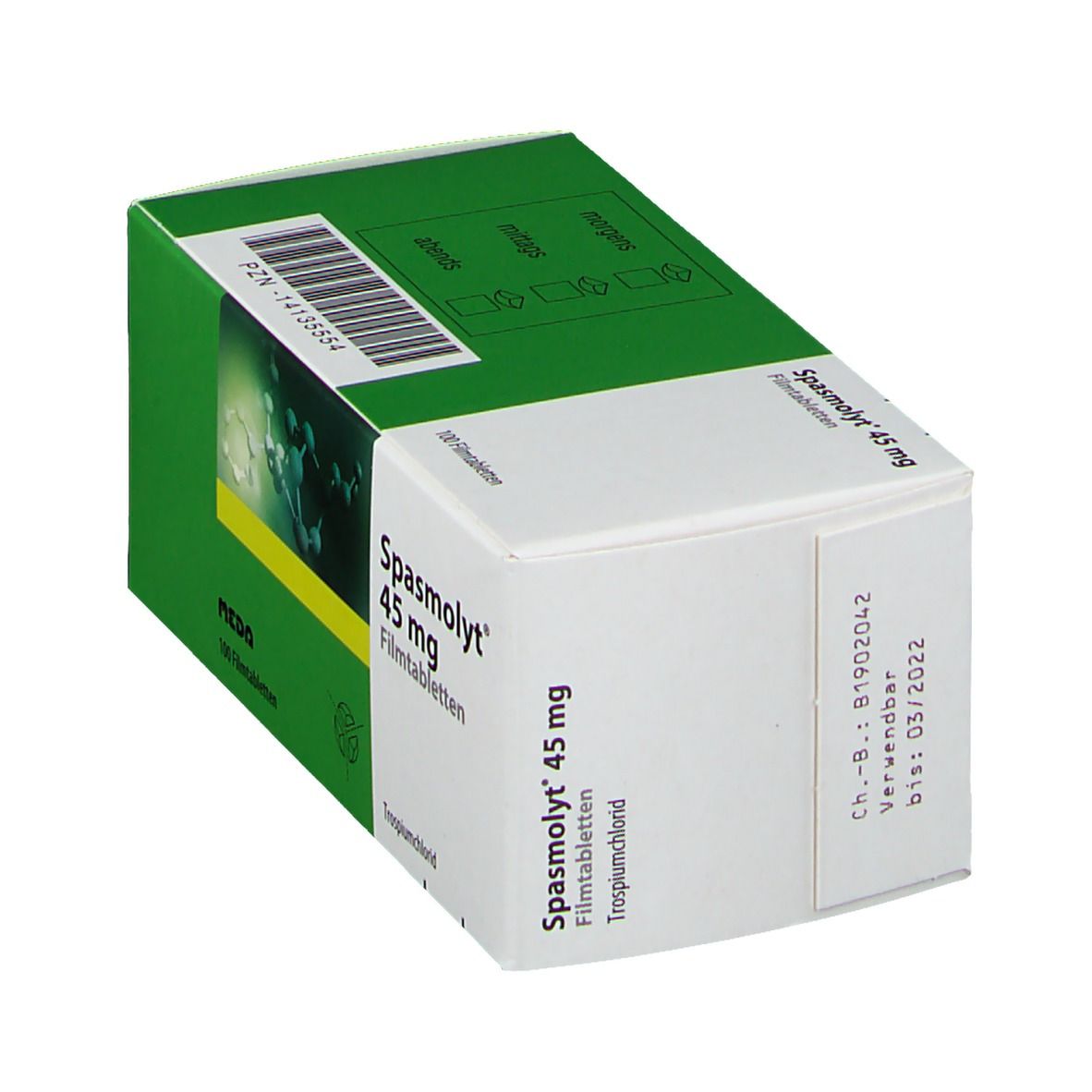 Spasmolyt 45 mg Filmtabletten 100 St