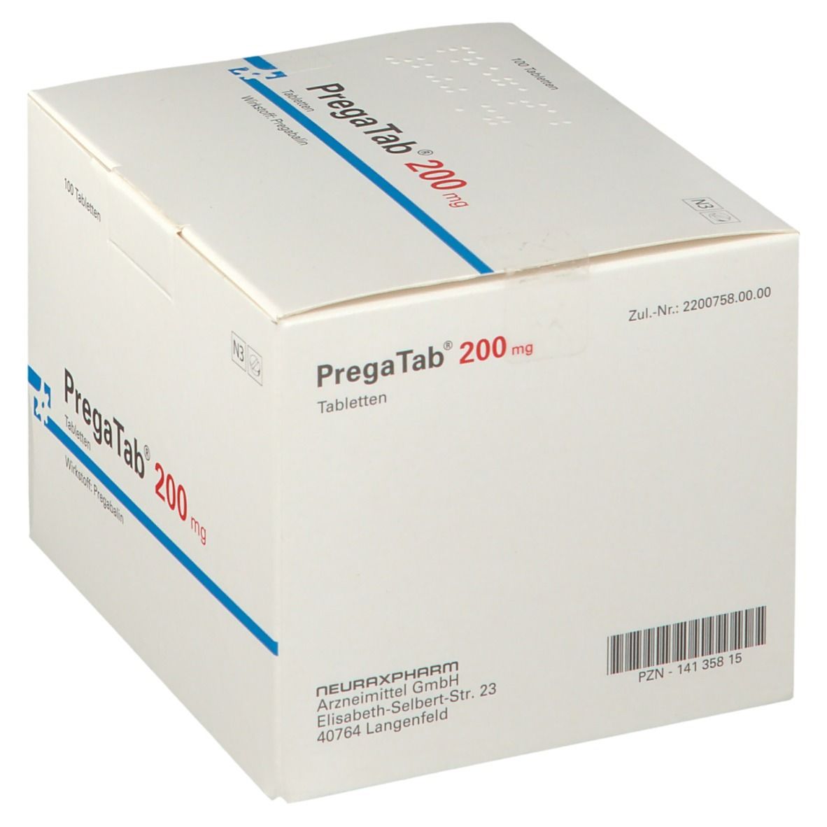 Pregatab 200 mg Tabletten 100 St