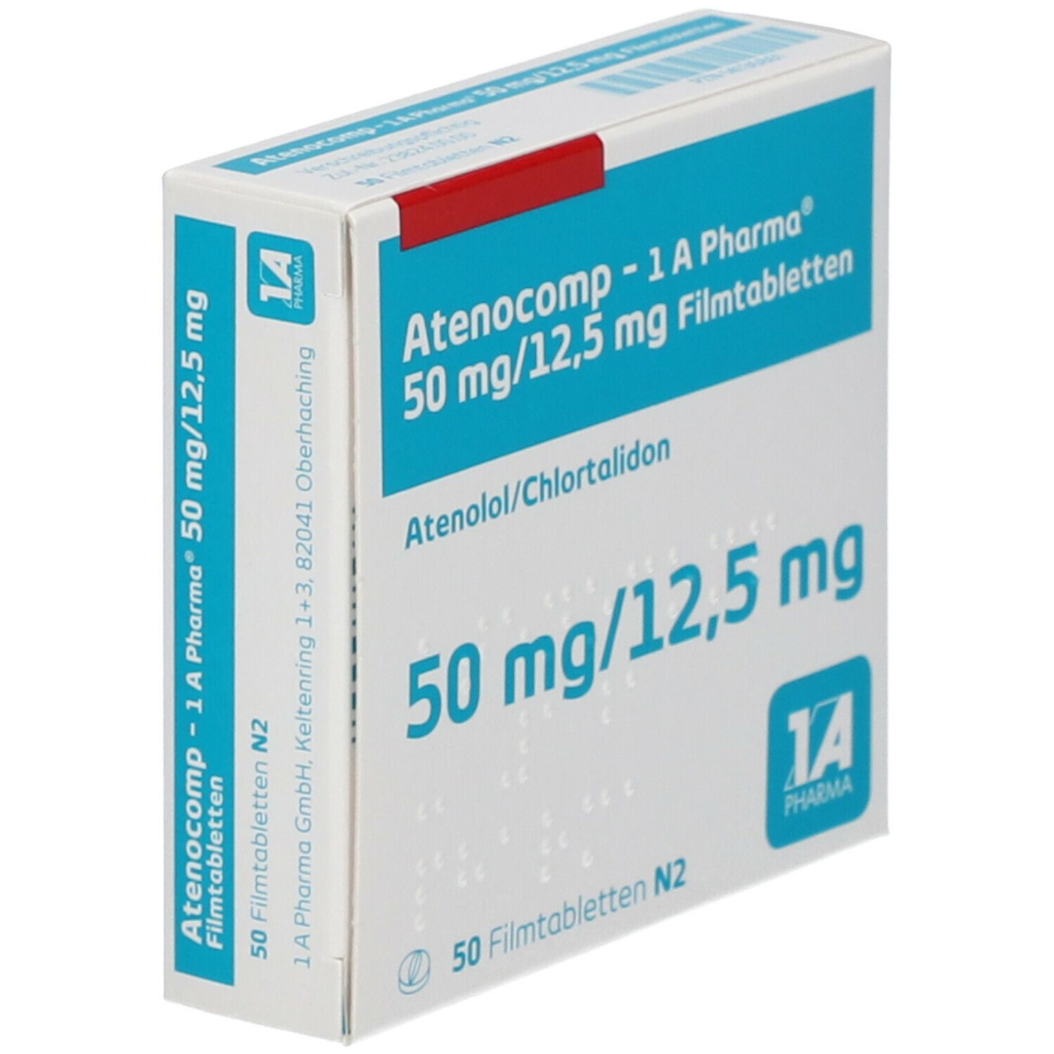 Atenocomp-1A Pharma 50 mg/12,5 mg Filmtabletten St