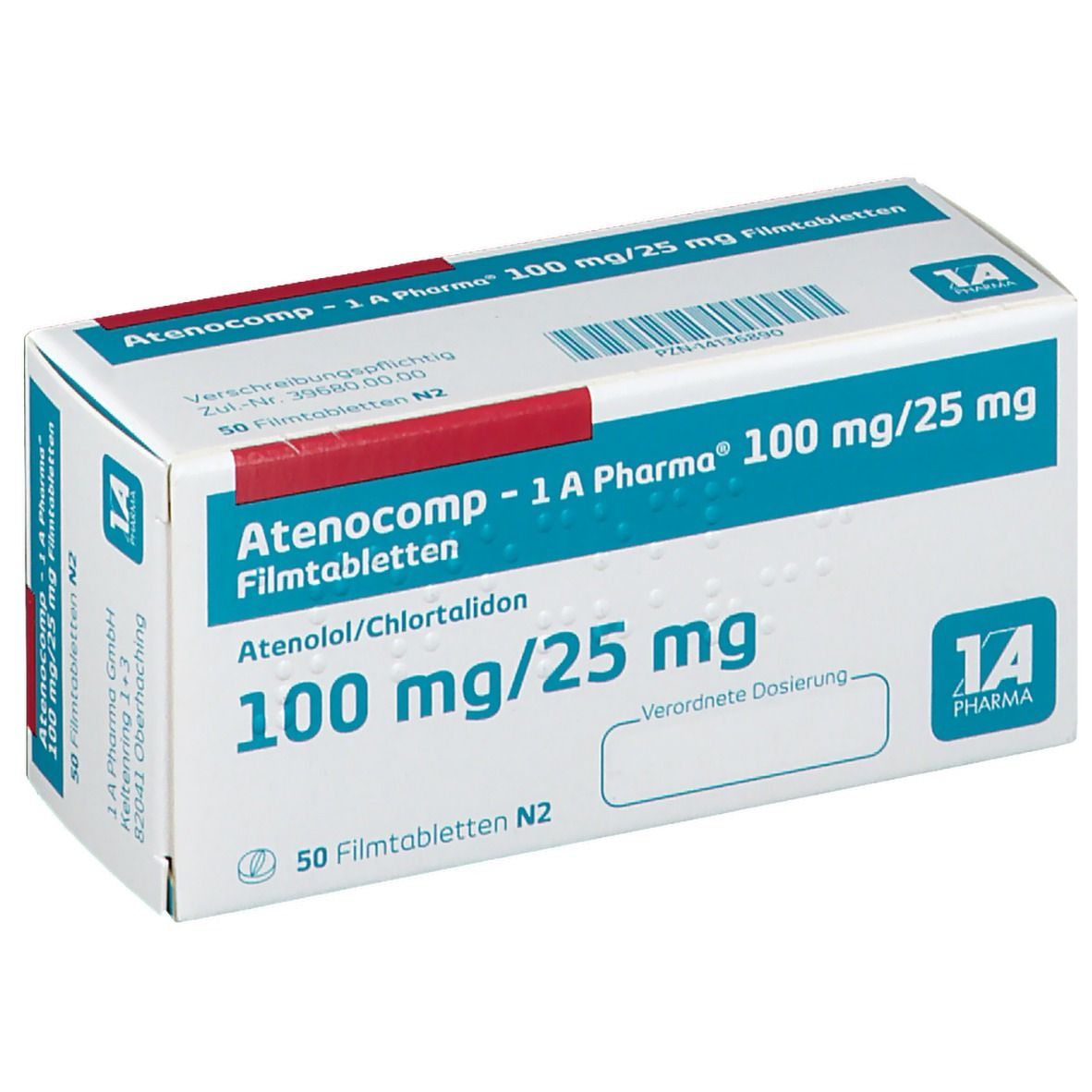 Atenocomp - 1 A Pharma® 100 mg/25 mg