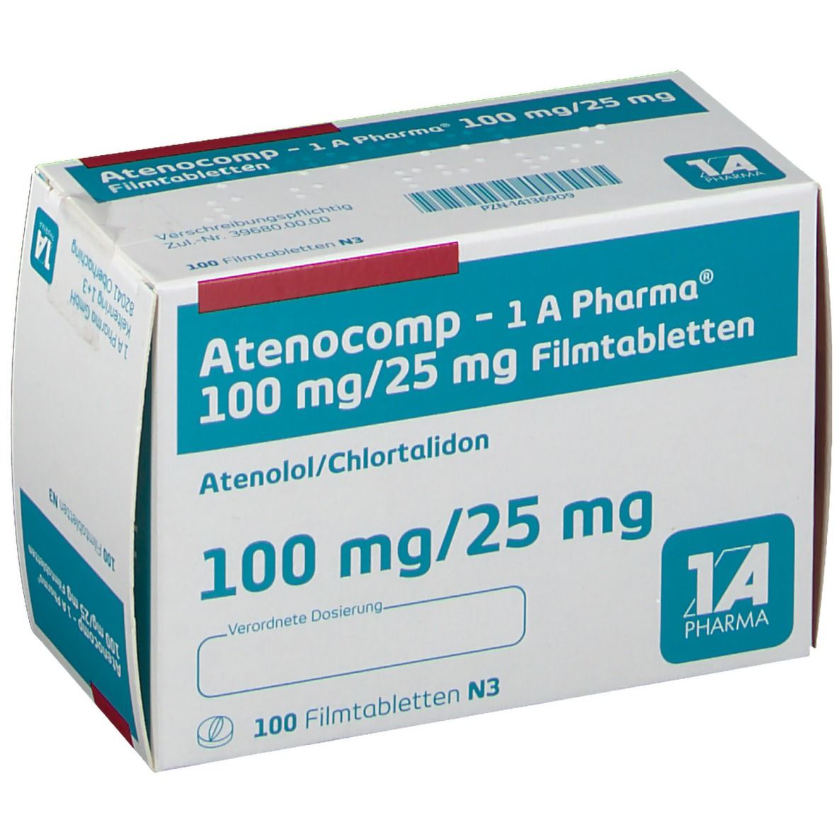 Atenocomp 1A 100Mg/25Mg