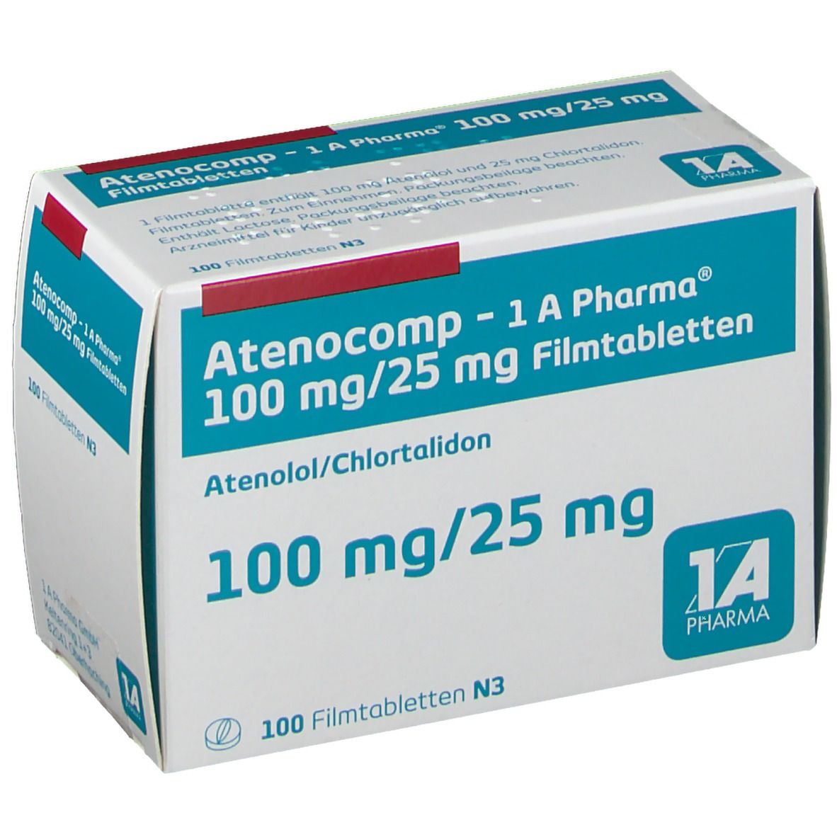 Atenocomp 1A 100Mg/25Mg