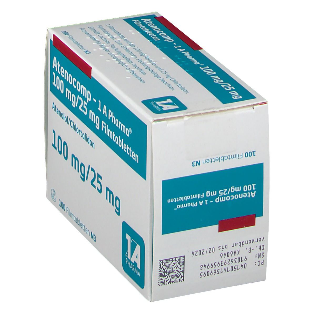 Atenocomp 1A 100Mg/25Mg