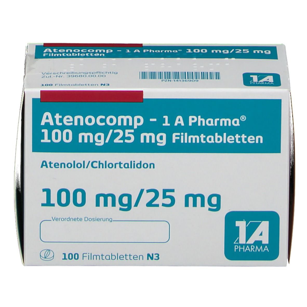 Atenocomp 1A 100Mg/25Mg