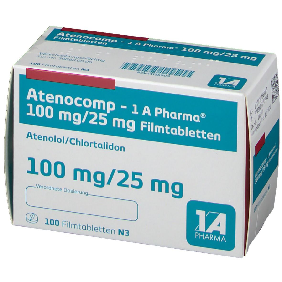 Atenocomp 1A 100Mg/25Mg