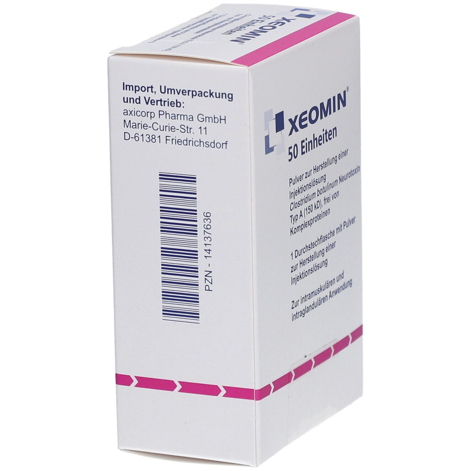 Xeomin 50 LD50 Einheiten