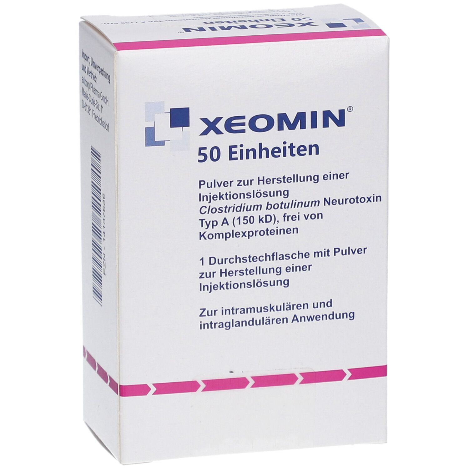 Xeomin 50 LD50 Einheiten