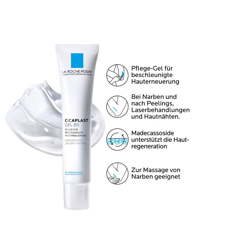 CICAPLAST GEL B5 Tube. Pflege-Gel für beschleunigte Hauterneuerung. Für Narben, Peelings, Laserbehandlungen und Hautnähte.