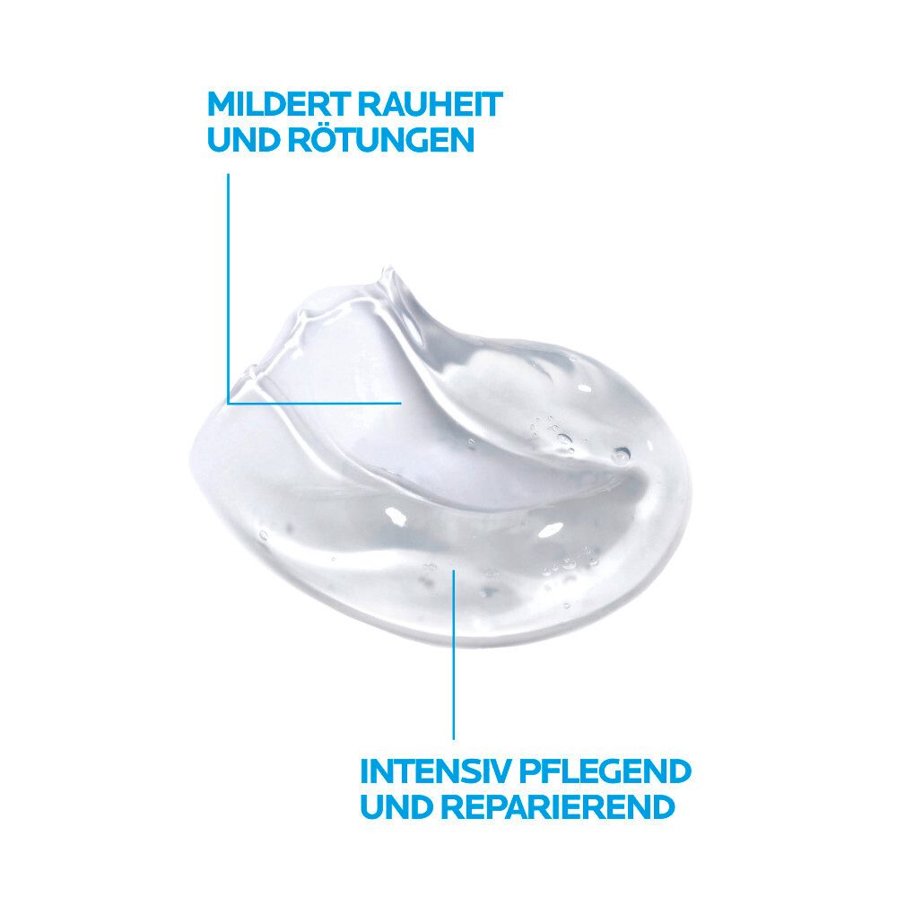 Gel-Textur. Mildert Rauheit und Rötungen. Intensiv pflegend und reparierend.