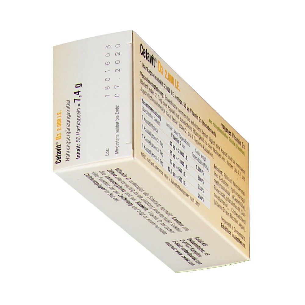 Cefavit® D3 2.000 I.E. vegan