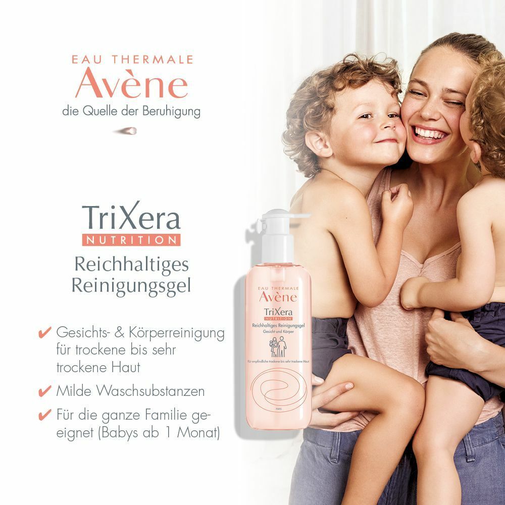 Avène TriXera Nutrition reichhaltiges Reinigungsgel