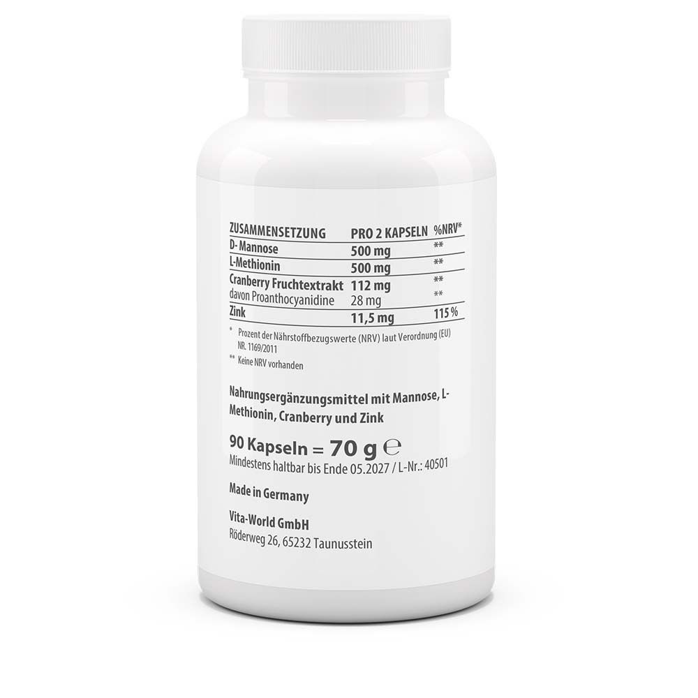 Cranberry + D-Mannose