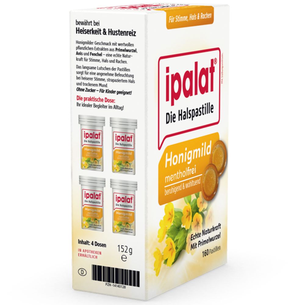 ipalat® Honigmild mentholfrei